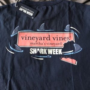 New Vineyard Vines Shark Week special edition Tee
